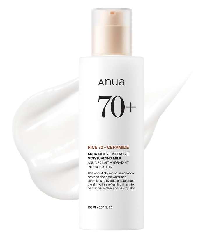 ANUA Rice 70 Intensive Moisturizing Milk.