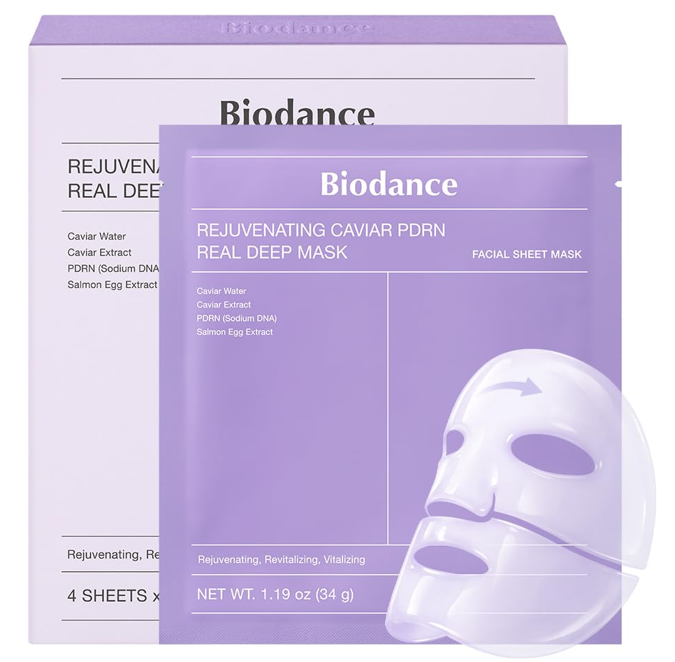 BIODANCE Rejuvenating Caviar PDRN Real Deep Mask.