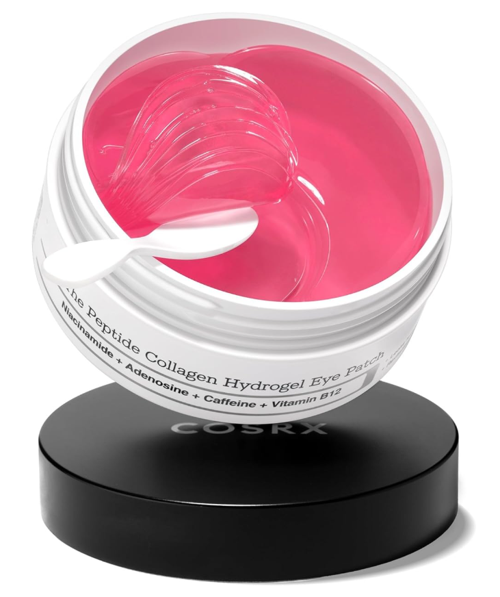 COSRX Pink Peptides Collagen Hydrogel Eye Patch.