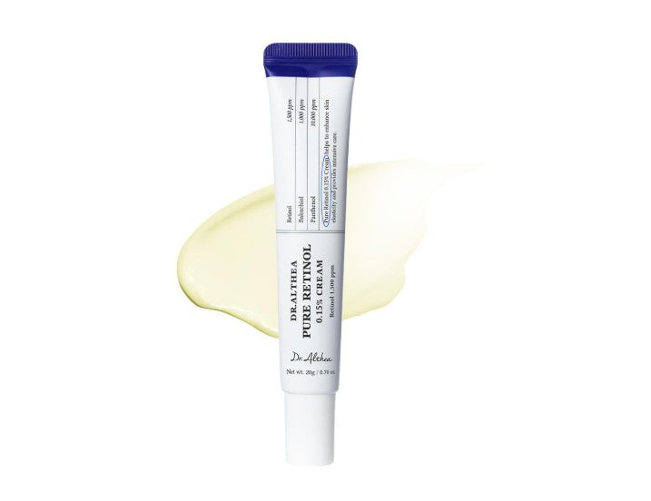 DR. ALTHEA  Pure Retinol 0.15% Cream, Korean Vegan Skin Care, 0.70 Fl Oz