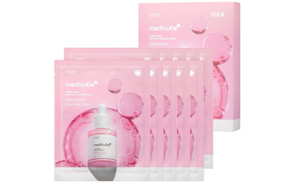 MEDICUBE PDRN Pink Peptide Ampoule Sheet Mask 10EA