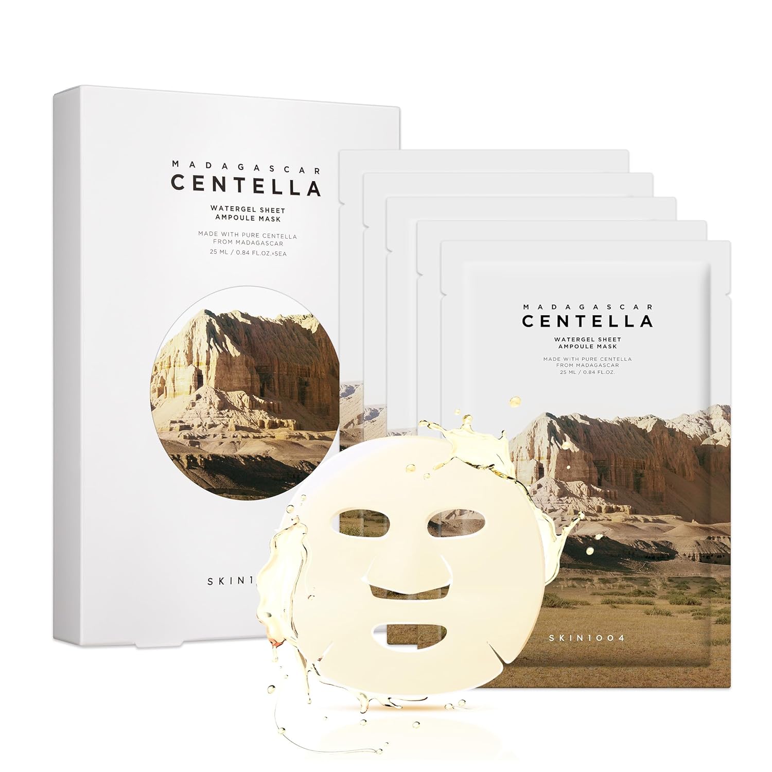 SKIN1004 Madagascar Centella Watergel Sheet Ampoule Mask (5ea)